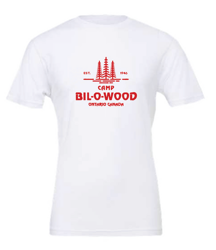 Red & White Classic T-shirt with trees