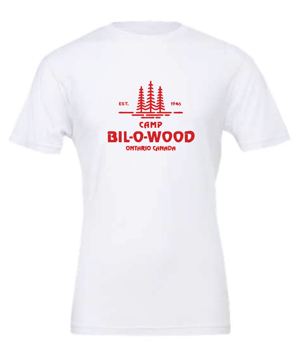 Red & White Classic T-shirt with trees